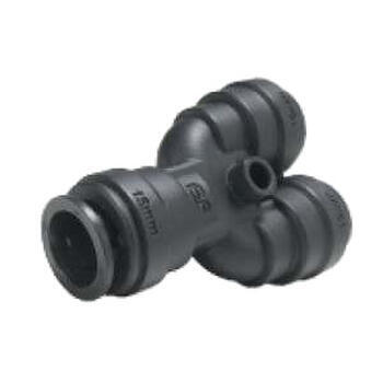 Raccord Y egal 12 mm avec trou central de fixation