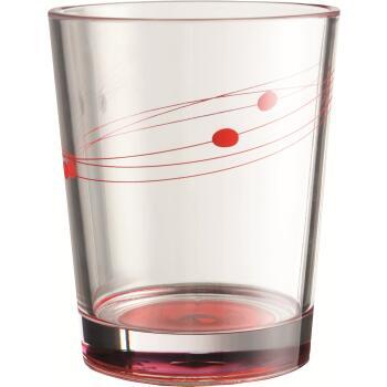 Pack de 4 verres de table Cosmic en matière SAN pour camping-car