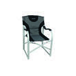 Fauteuil camping Director Big Size : - Noir Chiné Midland