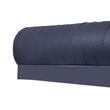 Rideau de porte en similicuir : - Coloris : Bleu - Dimensions : 60 x 200 cm Curtina4U
