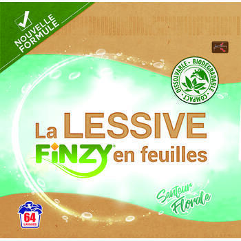 Lessive en feuilles : pour 64 lavages