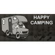 Tapis d'intérieur Happy Camping : 25 x 50 cm Arisol
