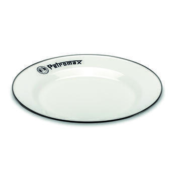 Lot de 2 assiettes en émail