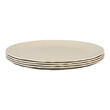 Lot de 4 assiettes plates Club : Beige Koziol