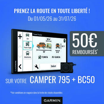 GPS Camper 795 + Caméra BC50