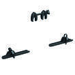 Kit extension rail et bike holder : 4 vélos Wanderway black Thule