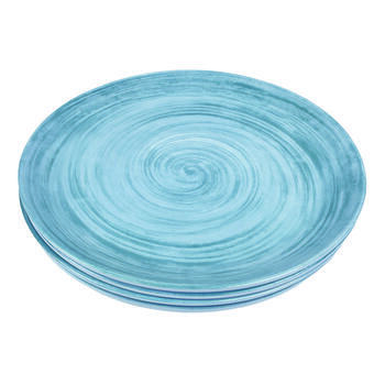 Pack 4 assiettes mélamine Céleste