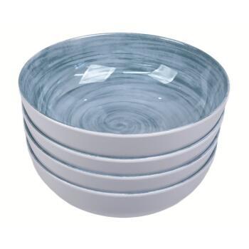 Pack 4 bols mélamine Céleste