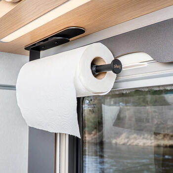 Porte-rouleau de papier essuie-tout aimanté