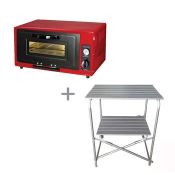 Pack Top Chef : Four à Gaz + Meuble Extérieur de cuisine Laki