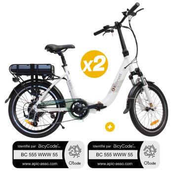 2 vélos à assistance électrique Confort