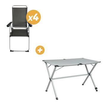 Pack Table Gapless et 4 fauteuils Eco