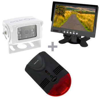 Kit sécurité : caméra de recul + écran + détecteur gaz