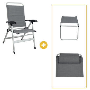 Pack Fauteuil Confort avec repose jambes et appui tête