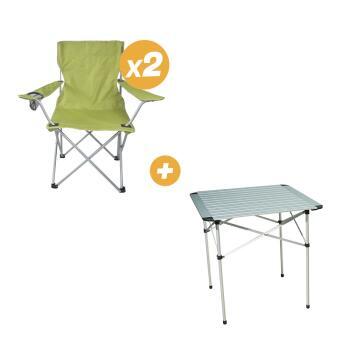 Pack Table pliante et 2 chaises Pepper Stem