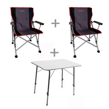 Pack Cosy on the Road : Table Orion + 2 chaises Easy Life