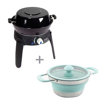 Pack Oui Chef : BBQ Safari Chef 2 Lite CADAC + Faitout rétractable INCASA