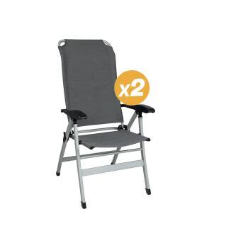 Pack 2 Fauteuils de camping Confort Maxi