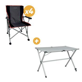 Pack Table Gap Less et 4 chaises Easy Life