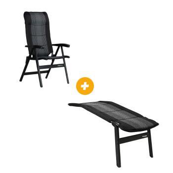 Pack Fauteuil Deluxe Silverline avec repose jambes