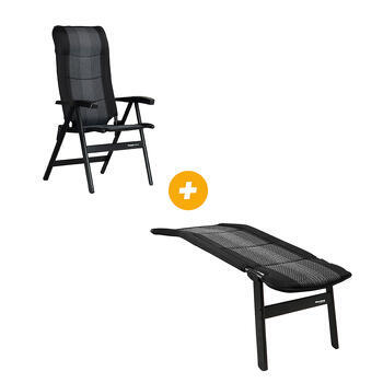 Pack Fauteuil Deluxe Silverline avec repose jambes