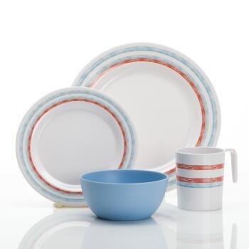 Pack vaisselle JUST STRIPES 16 pièces