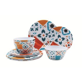 Pack vaisselle Carreaux de ciment