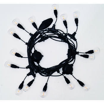 Guirlande lumineuse pour patio 8 mètres avec haut-parleurs