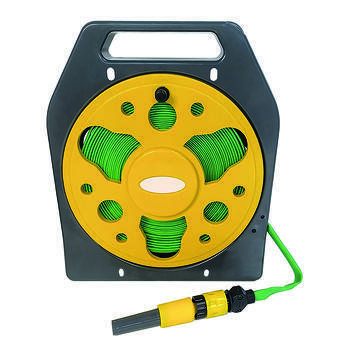 Enrouleur de casette avec tuyaux d'arrosage de 15 m