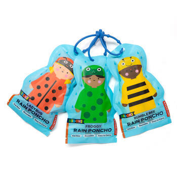 Poncho de pluie enfant motif animal
