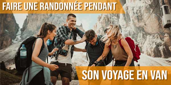 Faire une randonnée pendant son voyage en van