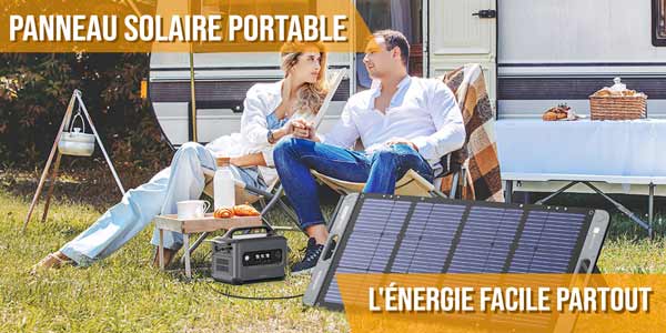 Panneau solaire portable : l'énergie facile partout