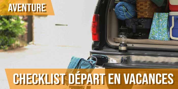 Check-list pour partir en vacances en camping
