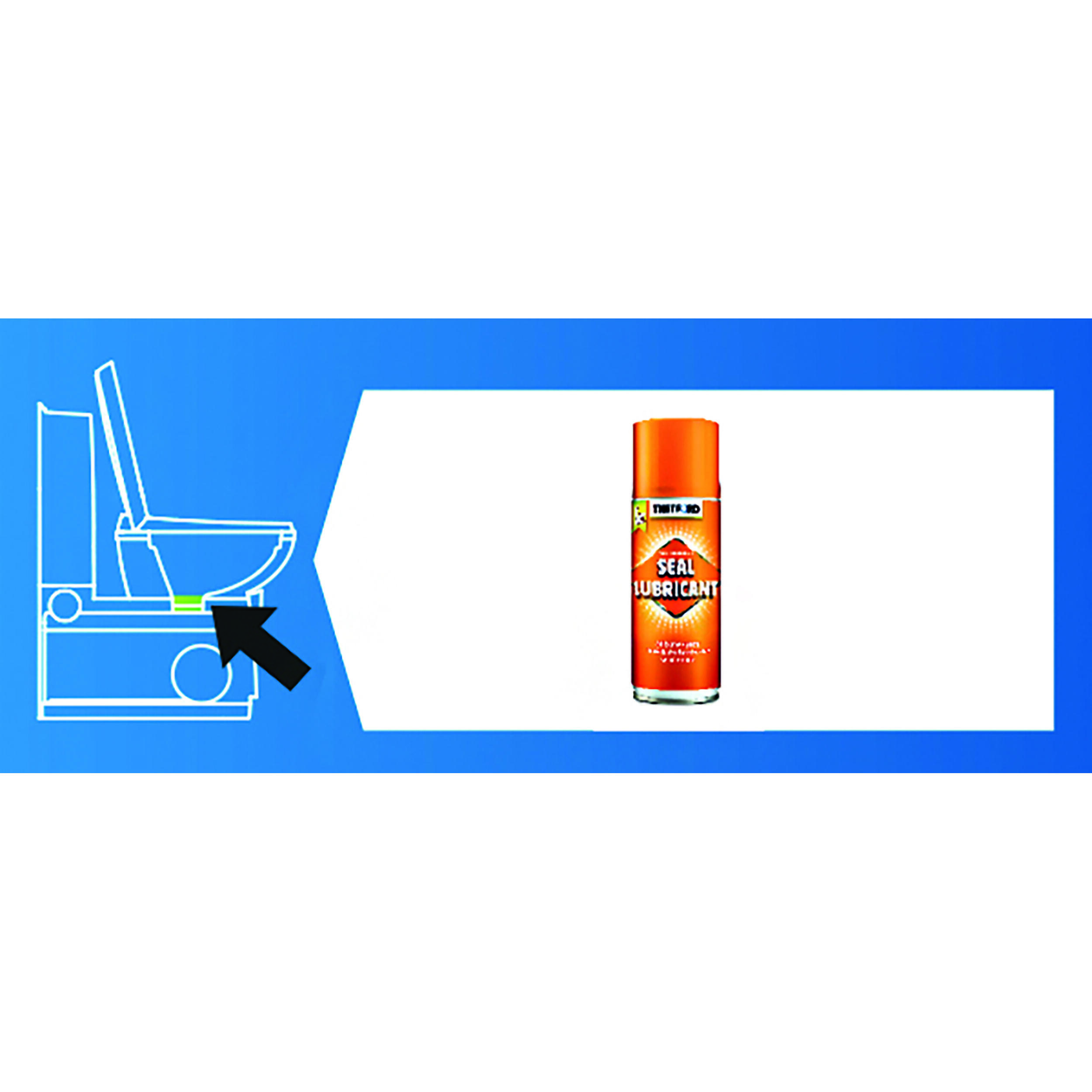 Spray lubrifiant pour joints