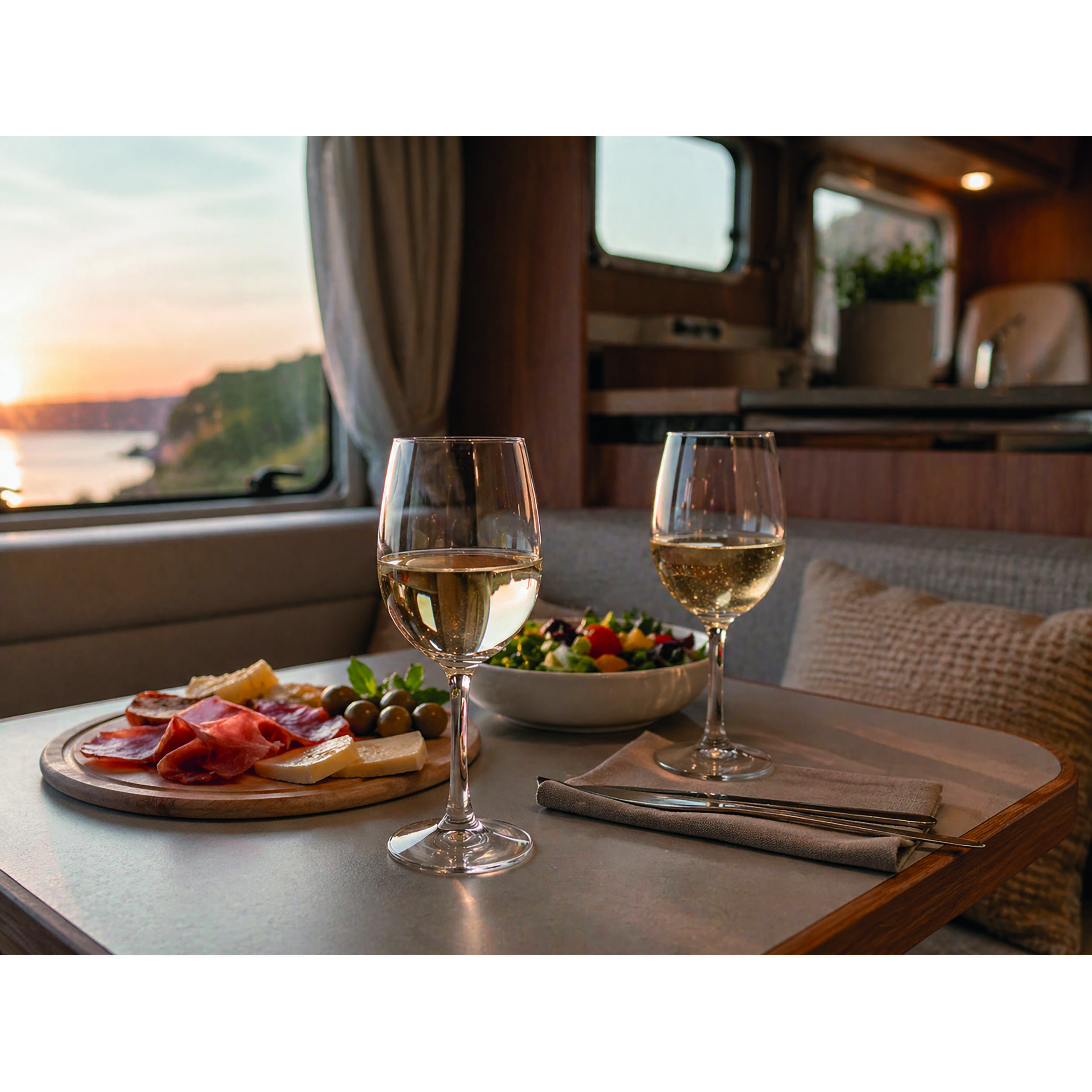 Lot de 2 verres à vin