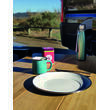 Lot de 4 assiettes en acier émaillé