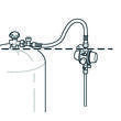 Lyre gaz souple pour camping-car SecuMotion
