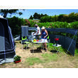 Table de camping pliante en aluminium pour 2 personnes