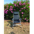 Fauteuil de camping en aluminium Primo – Gris