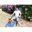 Fauteuil de camping en aluminium Primo – Gris