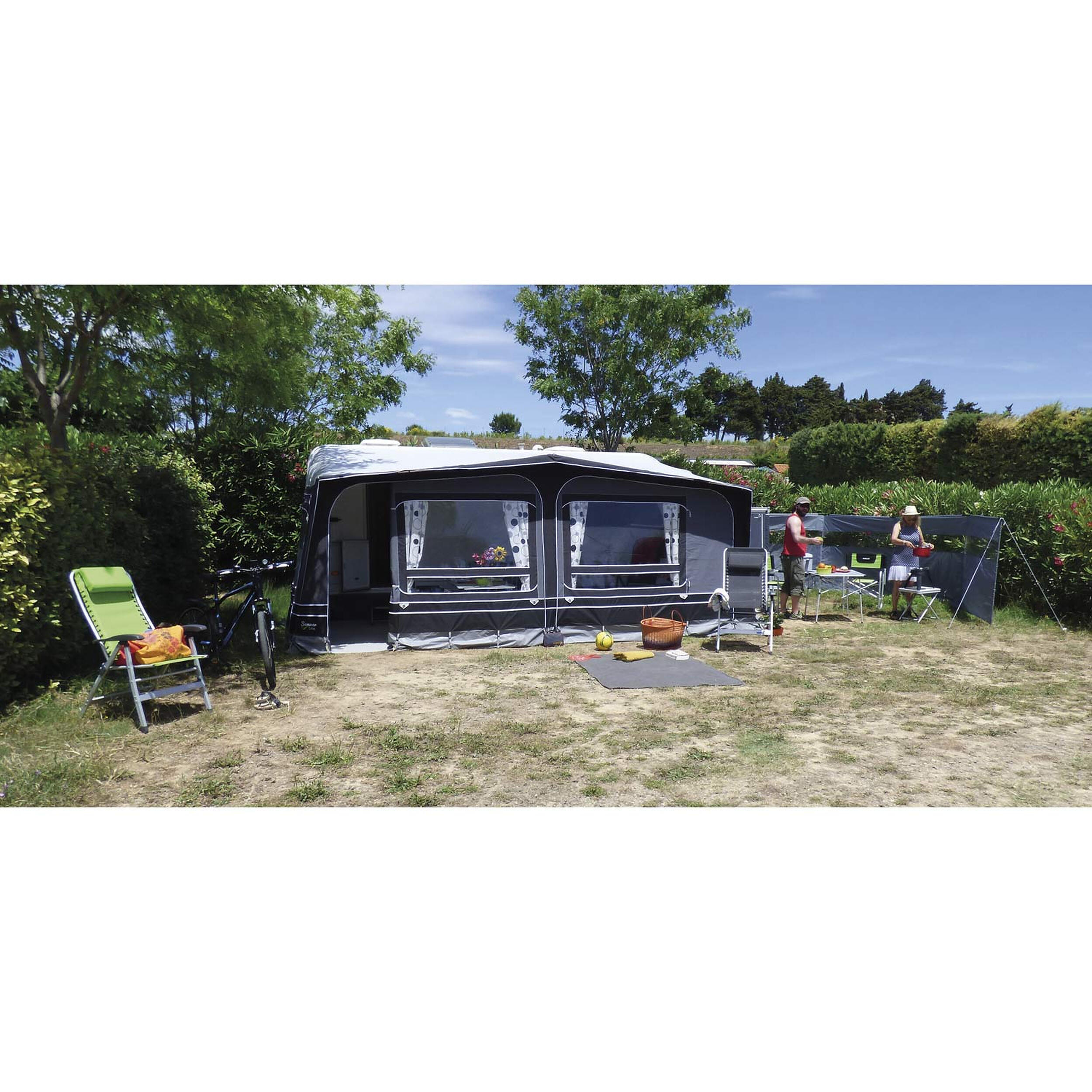 Fauteuil de camping en aluminium Primo – Gris