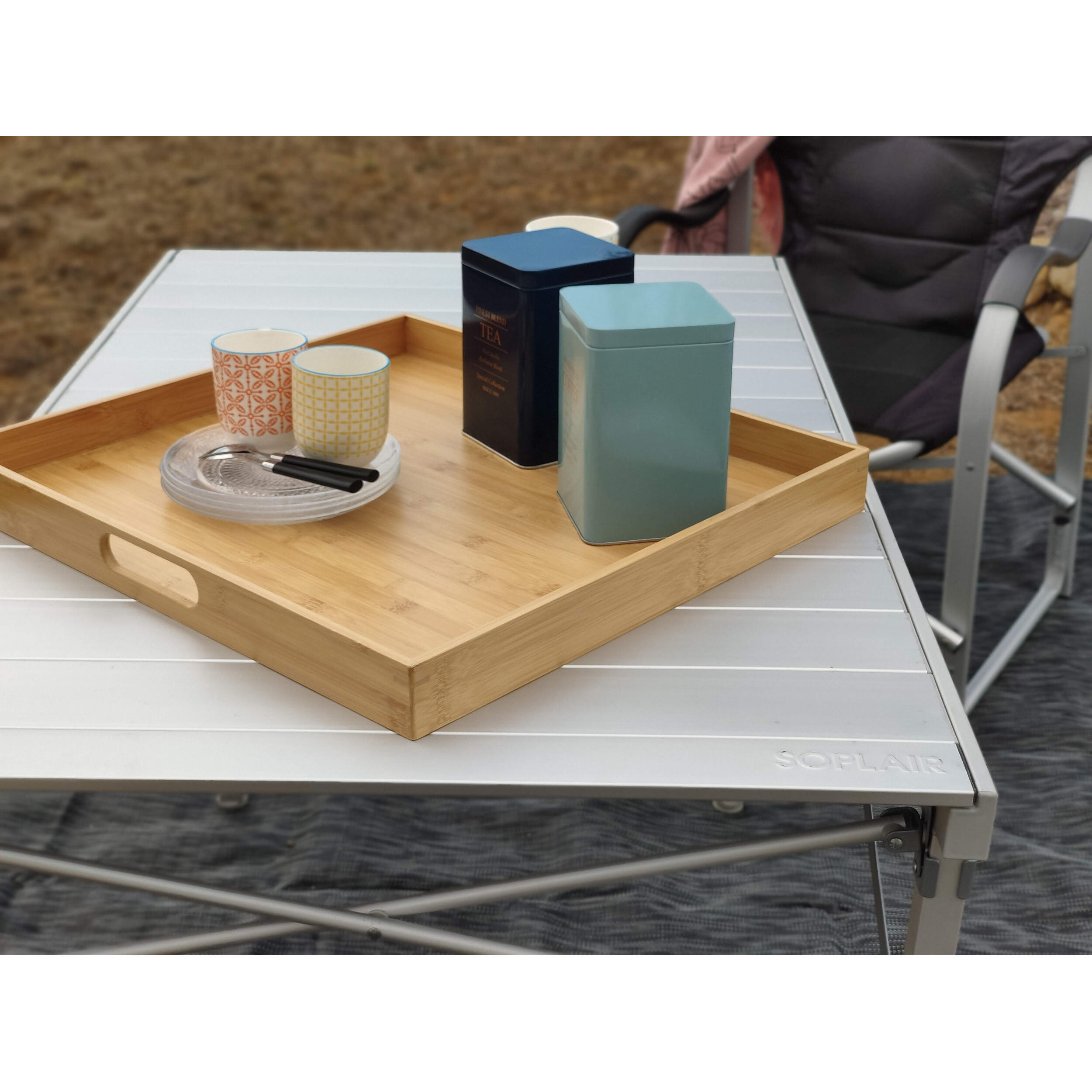 Plateau pour tabouret de camping Gaia