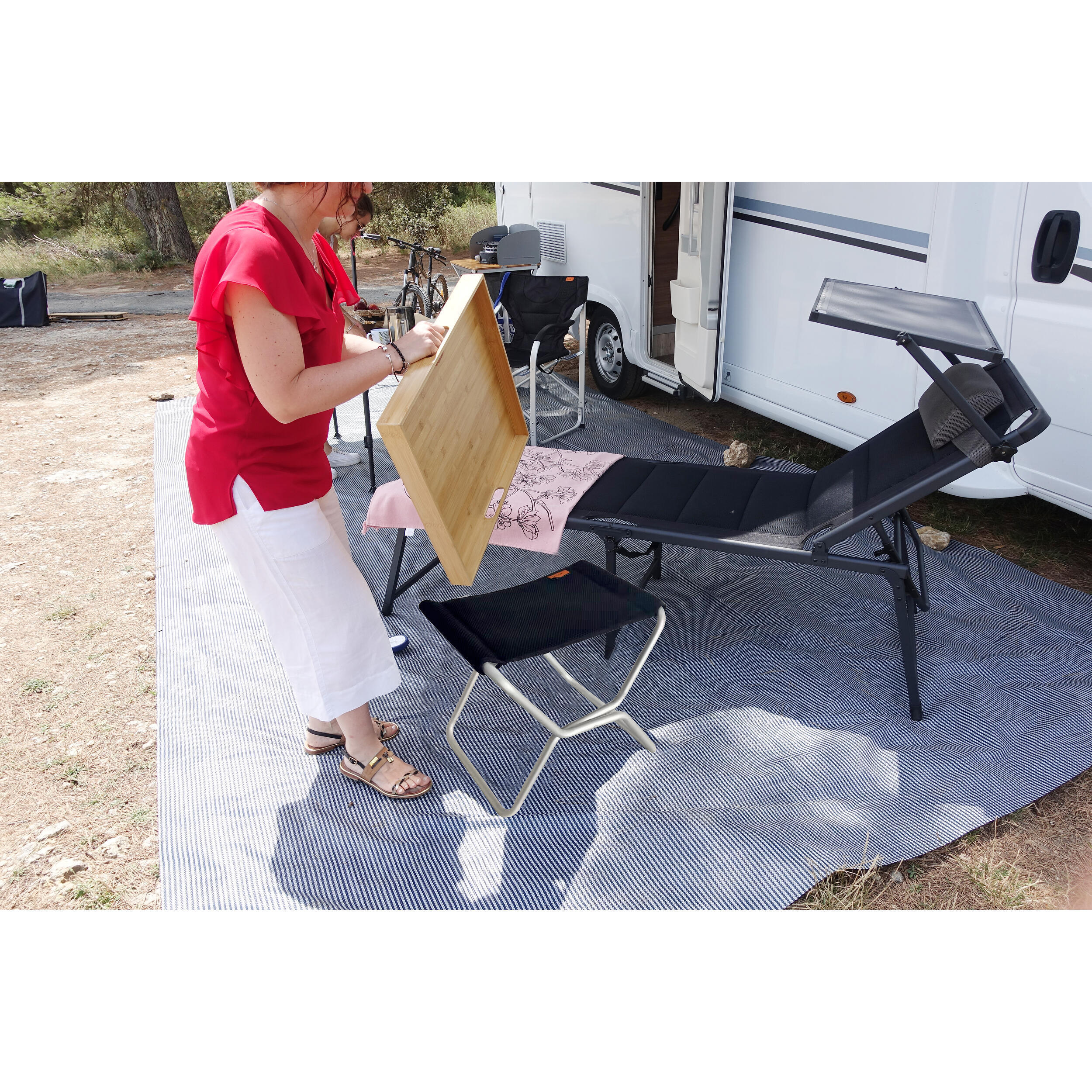 Plateau pour tabouret de camping Gaia