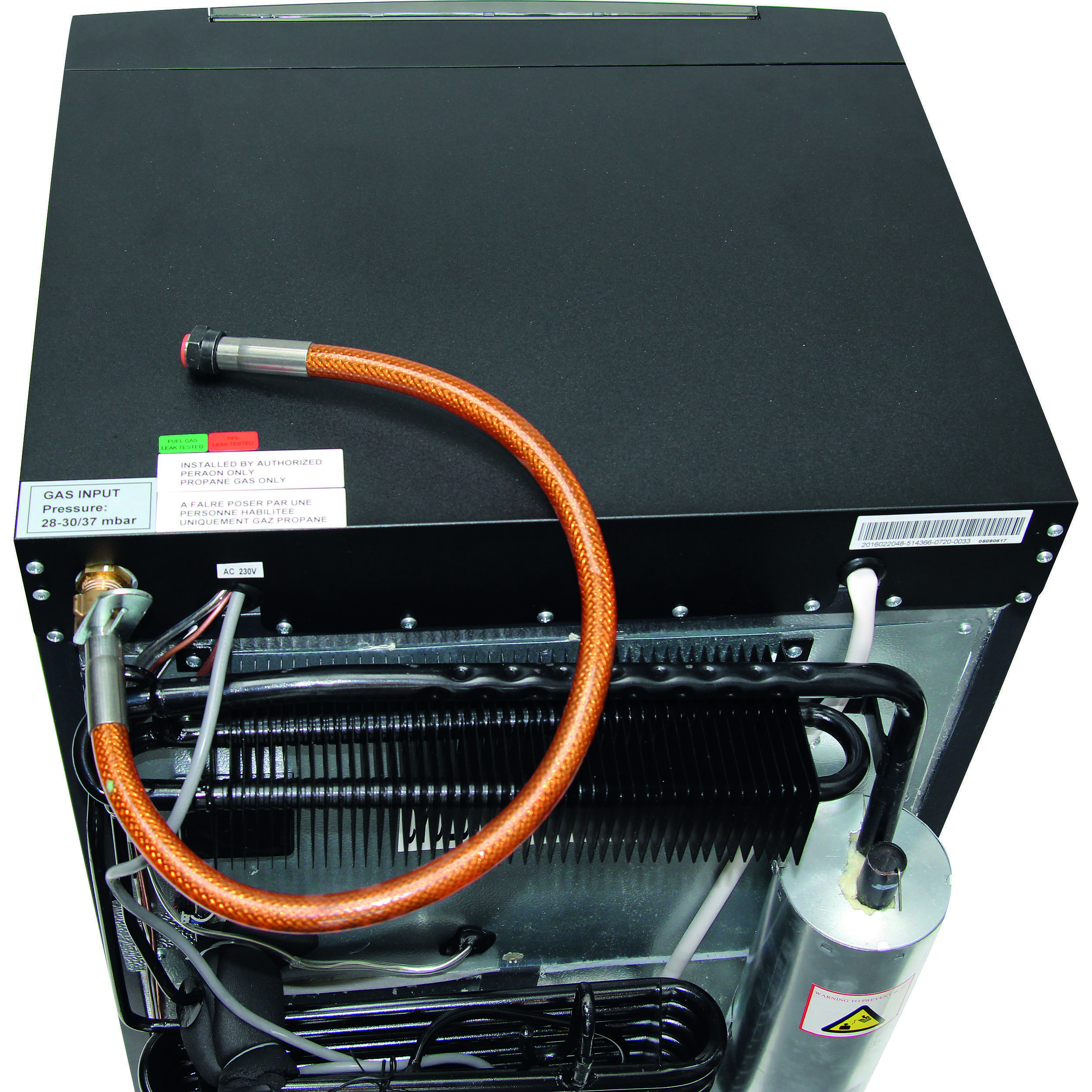 Réfrigérateur à poser 220 volts et gaz : - Contenance : 100 Litres