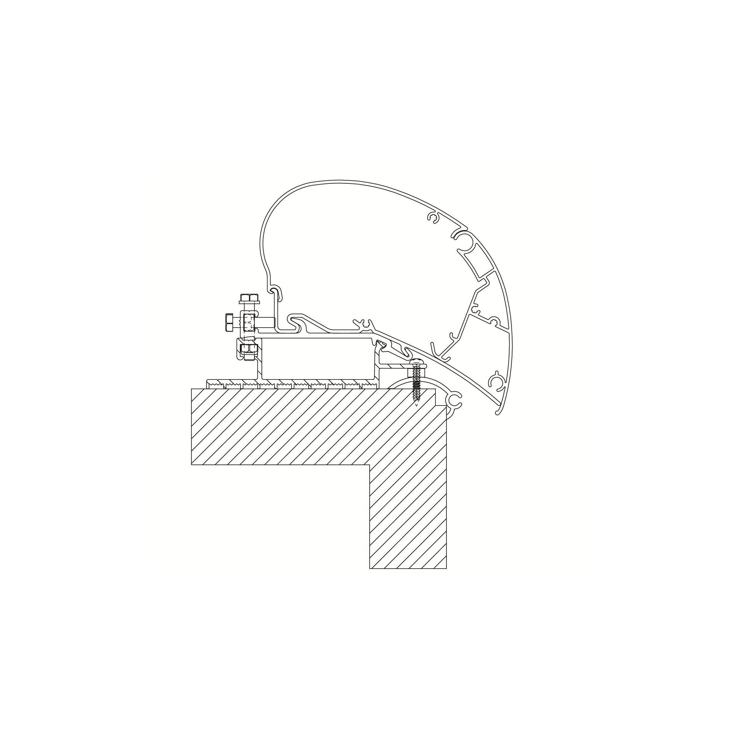 Adaptateur Roof Top pour Stores Omnistor 6300/9200