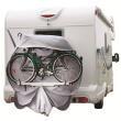 Bâche protection porte-vélos pour camping-car Zwoo : Modèle pour 2 vélos électriques