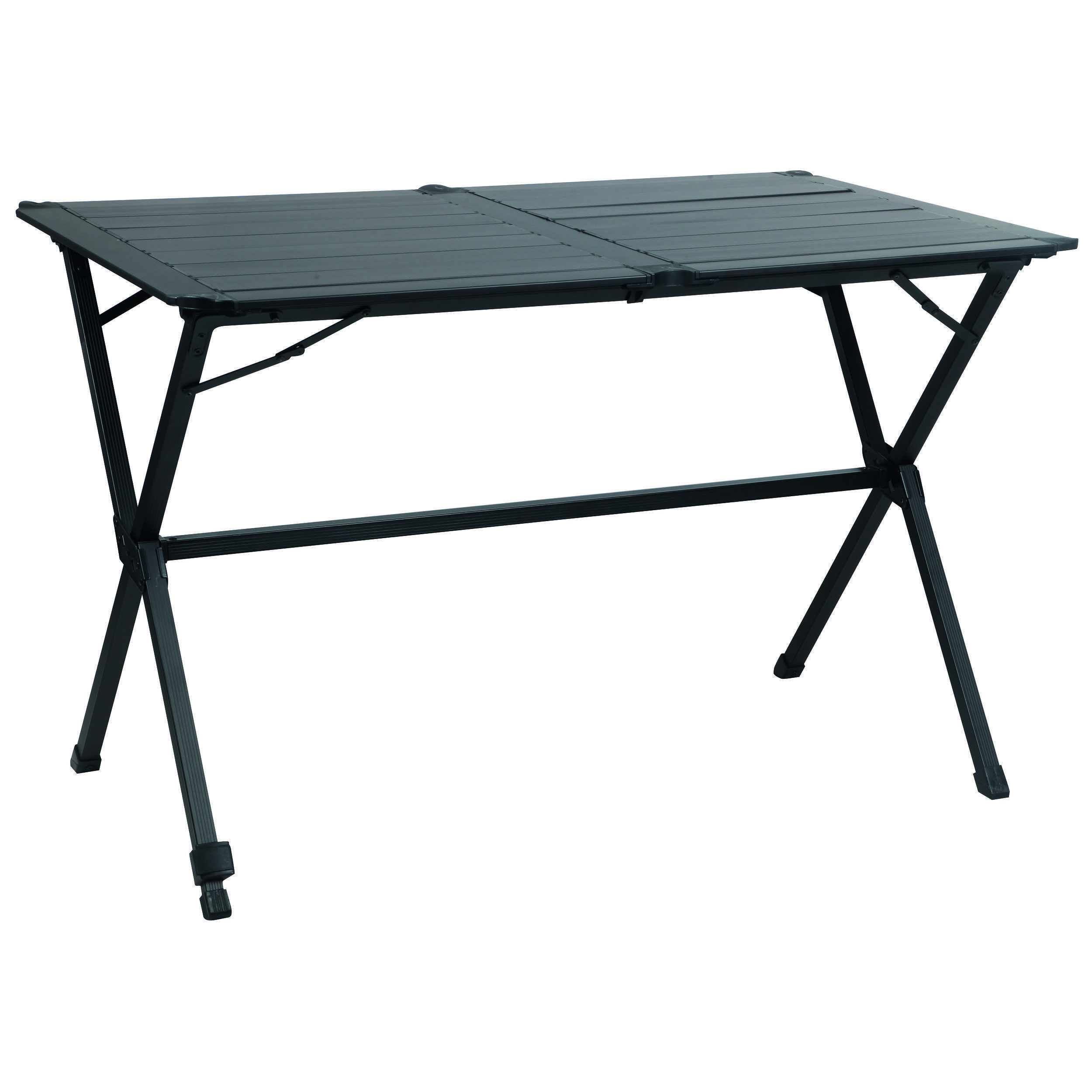 Table de camping Gap Less pliante en aluminium : - Modèle : 4 personnes. Coloris : Noir