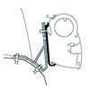 Adaptateur Iveco - Ducato H2 toit relavable pour Stores Omnistor 4900/5200