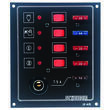 Panneau à fusibles plats : 4 circuits + prise 12 Volts