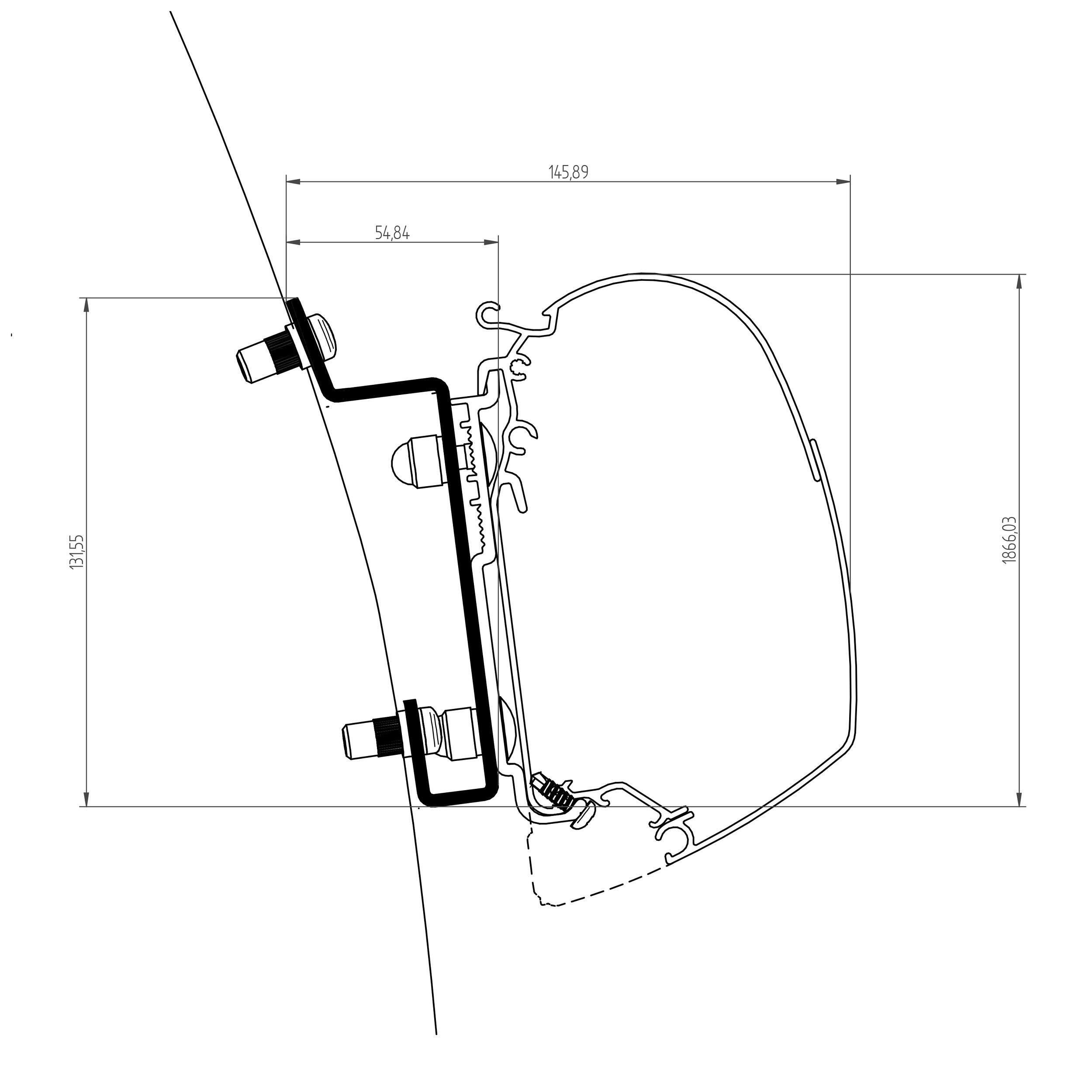 Adaptateur ford transit H3 après 2014